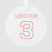LIEBE FÜR 3 ORNAMENT (Rückseite)