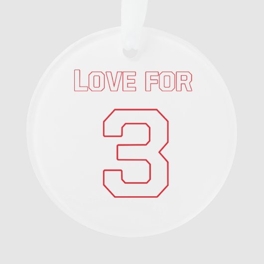 LIEBE FÜR 3 ORNAMENT (Vorderseite)