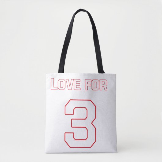 LIEBE FÜR 3 TASCHE (Vorderseite)