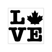Liebe für Ahornleaf Gummistempel (Prägung)