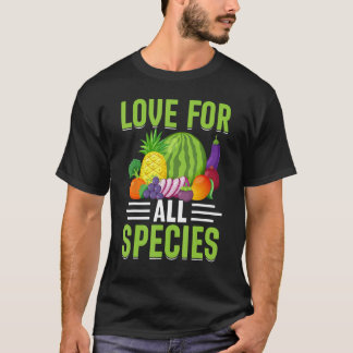 Liebe für alle Tierarten I Vegan T-Shirt