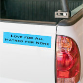 "Liebe für allen" Autoaufkleber (Auf Lkw)