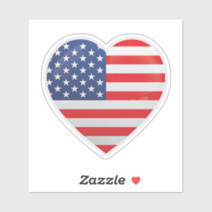 Liebe für Amerika Aufkleber