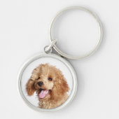 Liebe für Aprikosen/Marillen Schlüsselanhänger (Vorne)