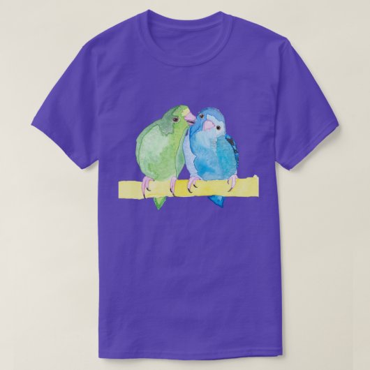 Liebe für Aquarellfarben T-Shirt (Design vorne)