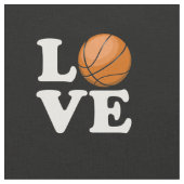 Liebe für Basketball Stoff (Nahaufnahme)