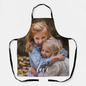 Liebe für benutzerdefinierte Fotovorlagen Schürze (Vorderseite)