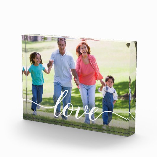 Liebe für benutzerdefinierte Großeltern-Fotos Fotoblock (Rechts)