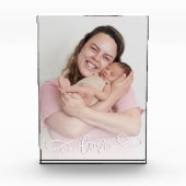 Liebe für benutzerdefinierte Skriptüberlagerung Fotoblock (Vorderseite)