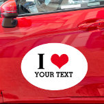 Liebe für benutzerdefinierte Textwerbung Fahrzeug  Auto Magnet<br><div class="desc">I Liebe des Autos für benutzerdefinierte Textwerbung Fahrzeug für Kleinwagen</div>