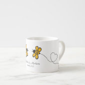 Liebe für benutzerdefinierten Text Espressotasse (Vorderseite Rechts)