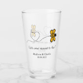 Liebe für benutzerdefinierten Text Glas (Vorderseite)