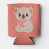 Liebe für benutzerdefinierten Text Koala Dosenkühler (Vorderseite)