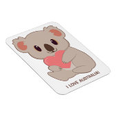 Liebe für benutzerdefinierten Text Koala Magnet (Rechte Seite)