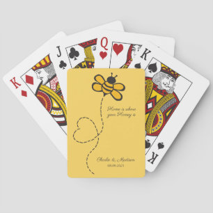 Liebe für benutzerdefinierten Text Spielkarten