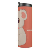 Liebe für benutzerdefinierten Text und Namen Koala Thermosbecher (Nach rechts gedreht)