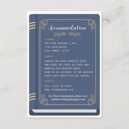 Liebe für Bibliothekswohnungen Begleitkarte (Vorderseite)