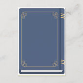 Liebe für Bibliothekswohnungen Begleitkarte (Rückseite)