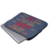 LIEBE FÜR BOYFRIEND, FREUND, HUSBAND, EHEFRAU GIFT LAPTOPSCHUTZHÜLLE (Vorne Knopf)