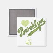 Liebe für Brooklyn 2 Magnet (Vorderseite/Rückseite)