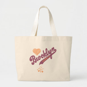 Liebe für Brooklyn-Taschen-Tasche Jumbo Stoffbeutel