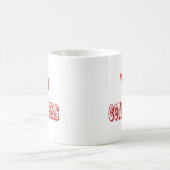 Liebe für Computer Kaffeetasse (Mittel)