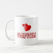 Liebe für Computer Kaffeetasse (Links)
