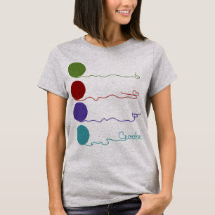 Liebe für Crochet Design T-Shirt