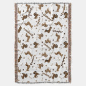 Liebe für Dackel Decke (Vorderseite Vertikal)