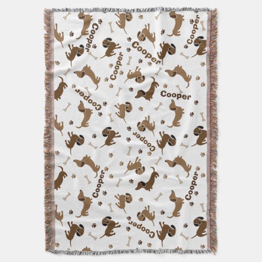 Liebe für Dackel Decke (Vorderseite Vertikal)