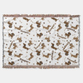 Liebe für Dackel Decke (Vorderseite)