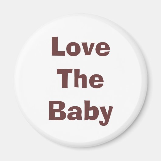 Liebe für das Baby Magnet (Vorne)