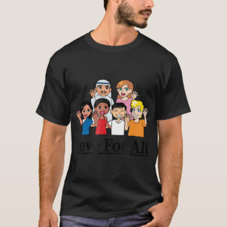 Liebe für das Diversity "Multikulturelle Einheit d T-Shirt