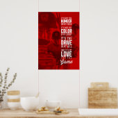 Liebe für das Game Poster mit Ihrem Bild (Küche)