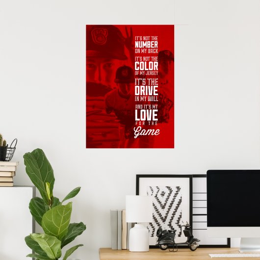 Liebe für das Game Poster mit Ihrem Bild (Heimbüro)