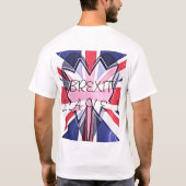 Liebe für den Brexit inspirierende Ideen T-Shirt (Rückseite)