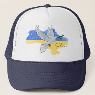 Liebe für den Frieden in der Ukraine Sonnenblumen Truckerkappe