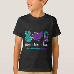 Liebe für den Frieden - Selbstmordverhütung T-Shirt