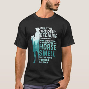 Liebe für den Geruch von Pferden Reitpferd Ri T-Shirt