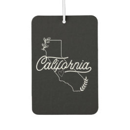 Liebe für den Golden State Kalifornien Schwarz & W Autolufterfrischer