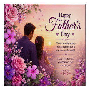 LIEBE FÜR DEN VATER VON TÖCHTERN POSTER
