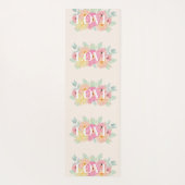 Liebe für die Aquarellgestaltung Yogamatte (Rückseite)