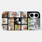 Liebe für die Fotocollage Case-Mate iPhone Hülle (Rückseite (Horizontal))