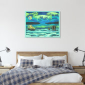 Liebe für die Malerei mit einheimischer Kunst, Can Leinwanddruck (Insitu (Schlafzimmer))