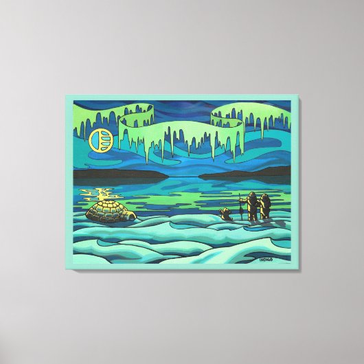 Liebe für die Malerei mit einheimischer Kunst, Can Leinwanddruck (Vorderseite)