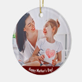 Liebe für die Mama Keramik Ornament (Links)