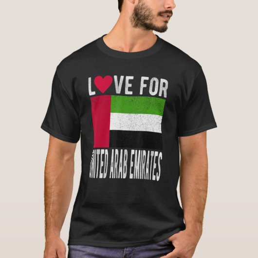 Liebe für die Vereinigten Arabischen Emirate T-Shirt (Vorderseite)