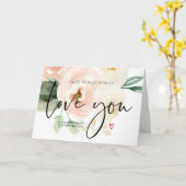 Liebe für die Zukunft, Geschenk für Ihn Karte (Gelbe Blume)