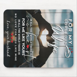 Liebe für Ehefrau Zuhause - Dekoration Mousepad