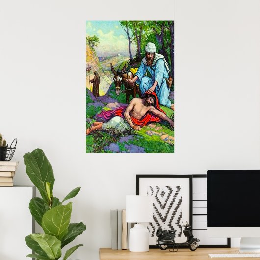 Liebe für einen Nachbarn 10:30-37 Poster (Heimbüro)